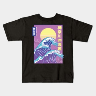 The Japanese Great Wave of Kanagawa Kids T-Shirt